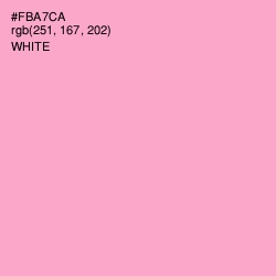 #FBA7CA - Carnation Pink Color Image