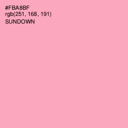 #FBA8BF - Sundown Color Image