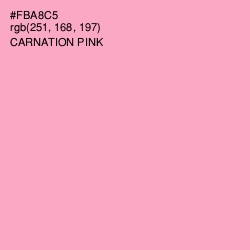 #FBA8C5 - Carnation Pink Color Image