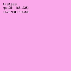 #FBA8EB - Lavender Rose Color Image