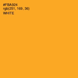 #FBA924 - Sea Buckthorn Color Image