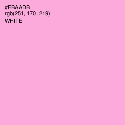 #FBAADB - Lavender Pink Color Image