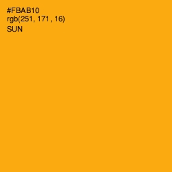 #FBAB10 - Sun Color Image