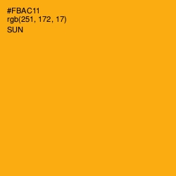 #FBAC11 - Sun Color Image