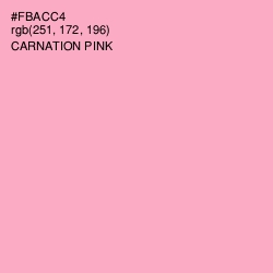 #FBACC4 - Carnation Pink Color Image