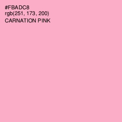 #FBADC8 - Carnation Pink Color Image