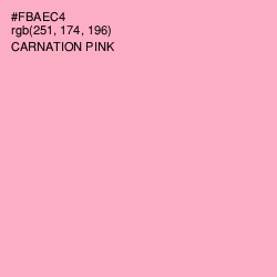 #FBAEC4 - Carnation Pink Color Image