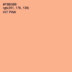 #FBB08B - Hit Pink Color Image