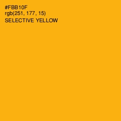 #FBB10F - Selective Yellow Color Image