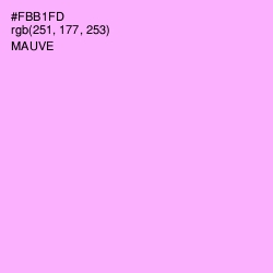#FBB1FD - Mauve Color Image