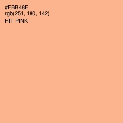 #FBB48E - Hit Pink Color Image