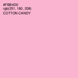 #FBB4D0 - Cotton Candy Color Image