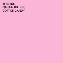 #FBB5D5 - Cotton Candy Color Image