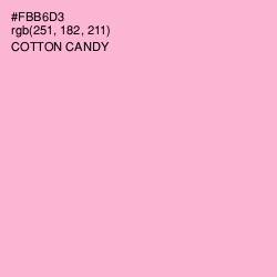 #FBB6D3 - Cotton Candy Color Image