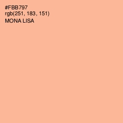 #FBB797 - Mona Lisa Color Image