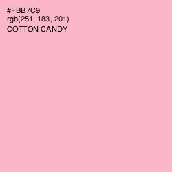 #FBB7C9 - Cotton Candy Color Image