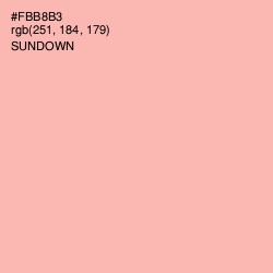 #FBB8B3 - Sundown Color Image