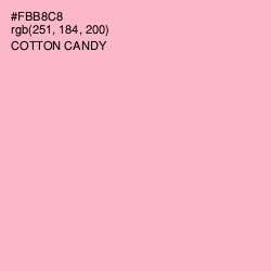#FBB8C8 - Cotton Candy Color Image