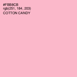 #FBB8CB - Cotton Candy Color Image