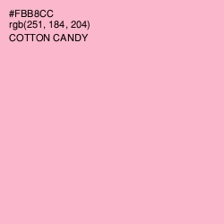 #FBB8CC - Cotton Candy Color Image