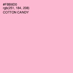 #FBB8D0 - Cotton Candy Color Image