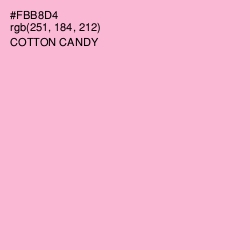 #FBB8D4 - Cotton Candy Color Image