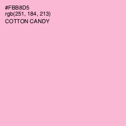 #FBB8D5 - Cotton Candy Color Image