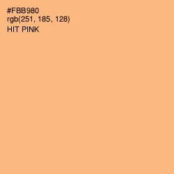 #FBB980 - Hit Pink Color Image