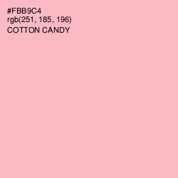 #FBB9C4 - Cotton Candy Color Image