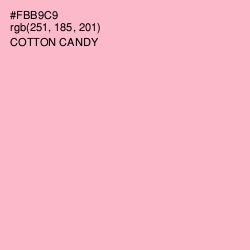 #FBB9C9 - Cotton Candy Color Image