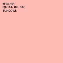 #FBBAB4 - Sundown Color Image