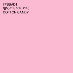 #FBBAD1 - Cotton Candy Color Image