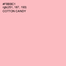 #FBBBC1 - Cotton Candy Color Image