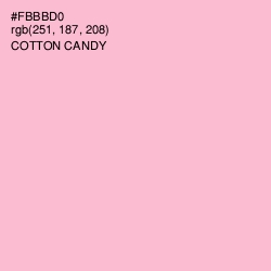 #FBBBD0 - Cotton Candy Color Image