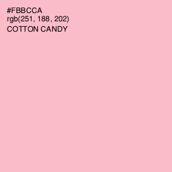 #FBBCCA - Cotton Candy Color Image