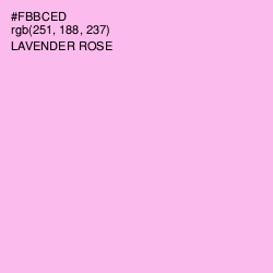 #FBBCED - Lavender Rose Color Image