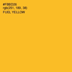 #FBBD26 - Fuel Yellow Color Image