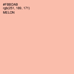#FBBDAB - Melon Color Image