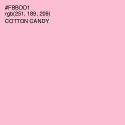 #FBBDD1 - Cotton Candy Color Image