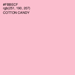 #FBBECF - Cotton Candy Color Image