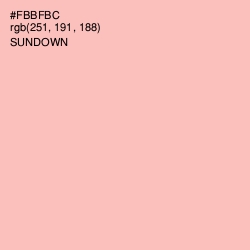 #FBBFBC - Sundown Color Image