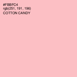 #FBBFC4 - Cotton Candy Color Image