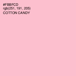 #FBBFCD - Cotton Candy Color Image