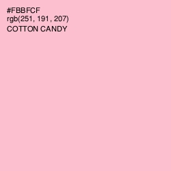 #FBBFCF - Cotton Candy Color Image