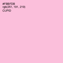 #FBBFDB - Cupid Color Image