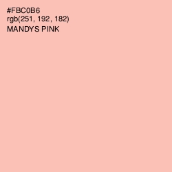 #FBC0B6 - Mandys Pink Color Image