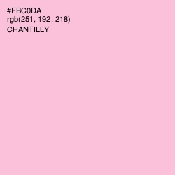 #FBC0DA - Chantilly Color Image