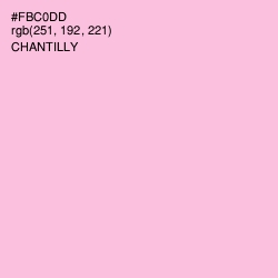 #FBC0DD - Chantilly Color Image