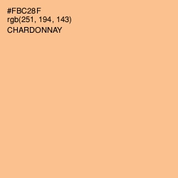 #FBC28F - Chardonnay Color Image