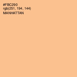 #FBC290 - Manhattan Color Image